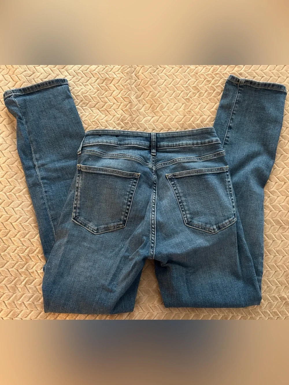 GAP Women's Straight Leg Jeans in Blue Denim